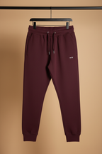 Burgundy Joggers Hanger Shot