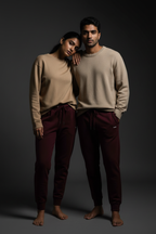Burgundy Joggers Moody Lifestyle