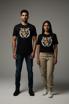 Couple lifestyle shot tiger t-shirts