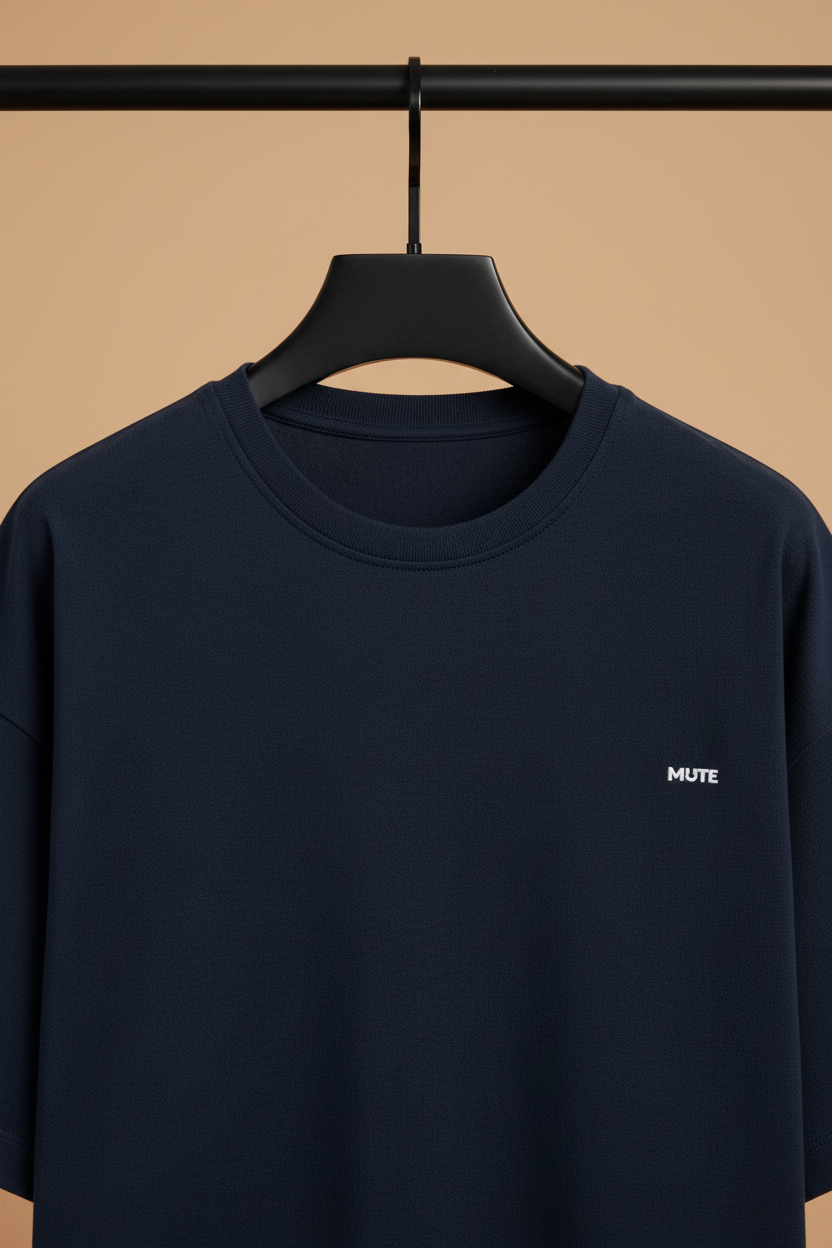 Deep Navy Blue Hanger Shot