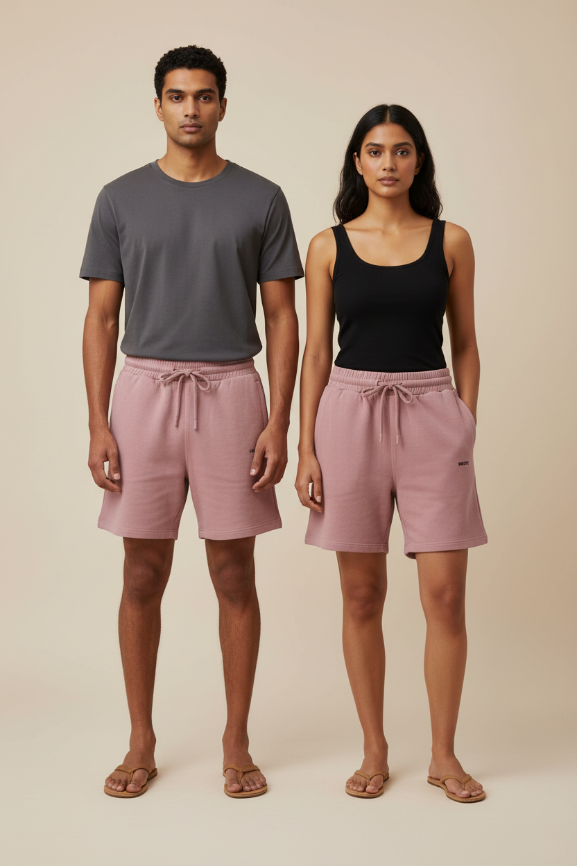 MUTE | Signature Terry Shorts in Quartz