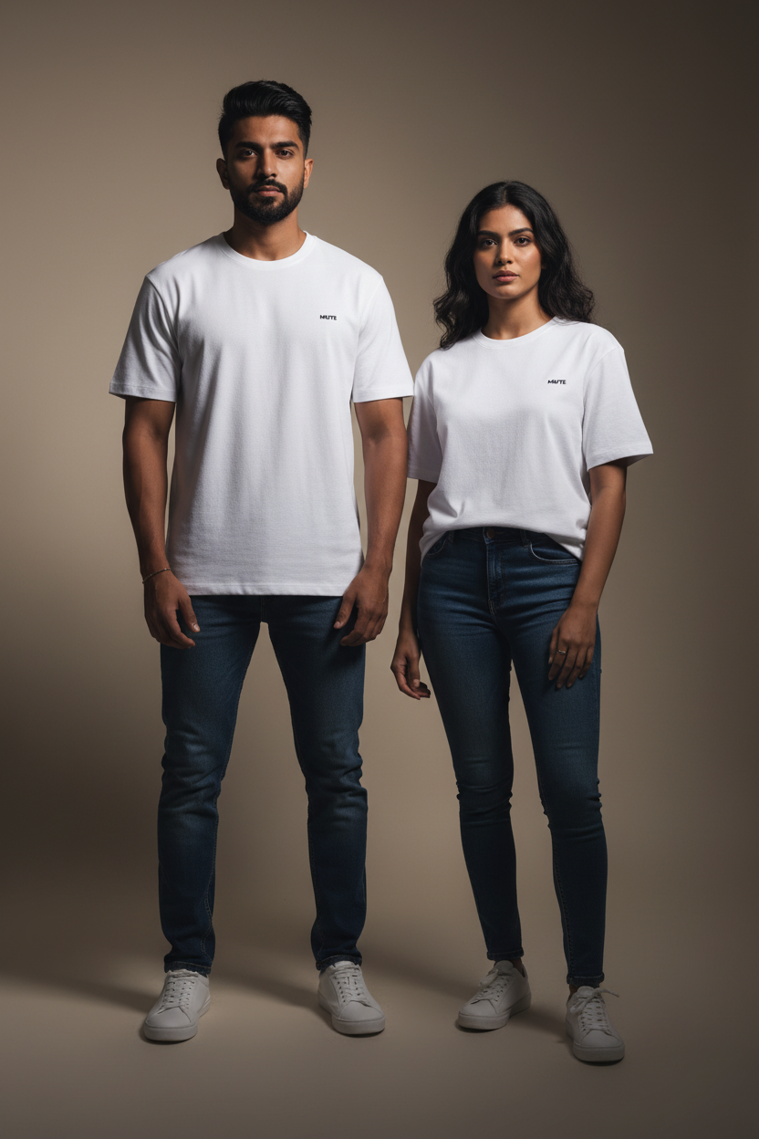 MUTE | Signature Terry Tee in Bone