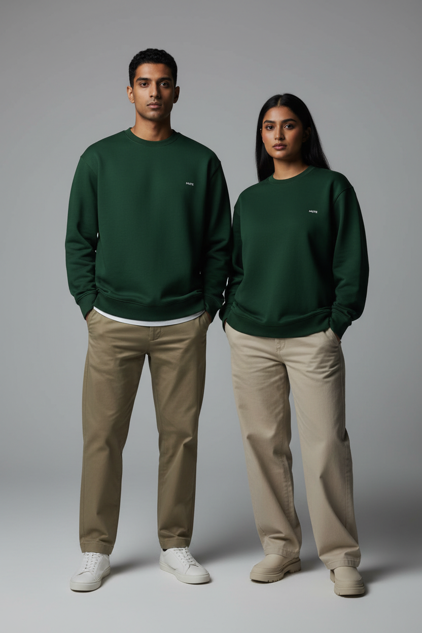 MUTE | Signature Heavyweight Hoodie in Deep Forest