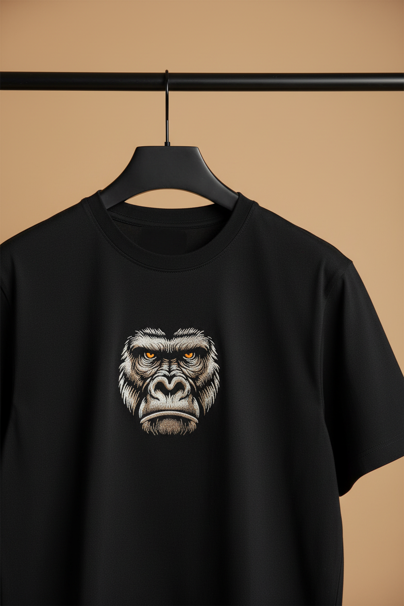 Hanger shot gorilla t-shirt