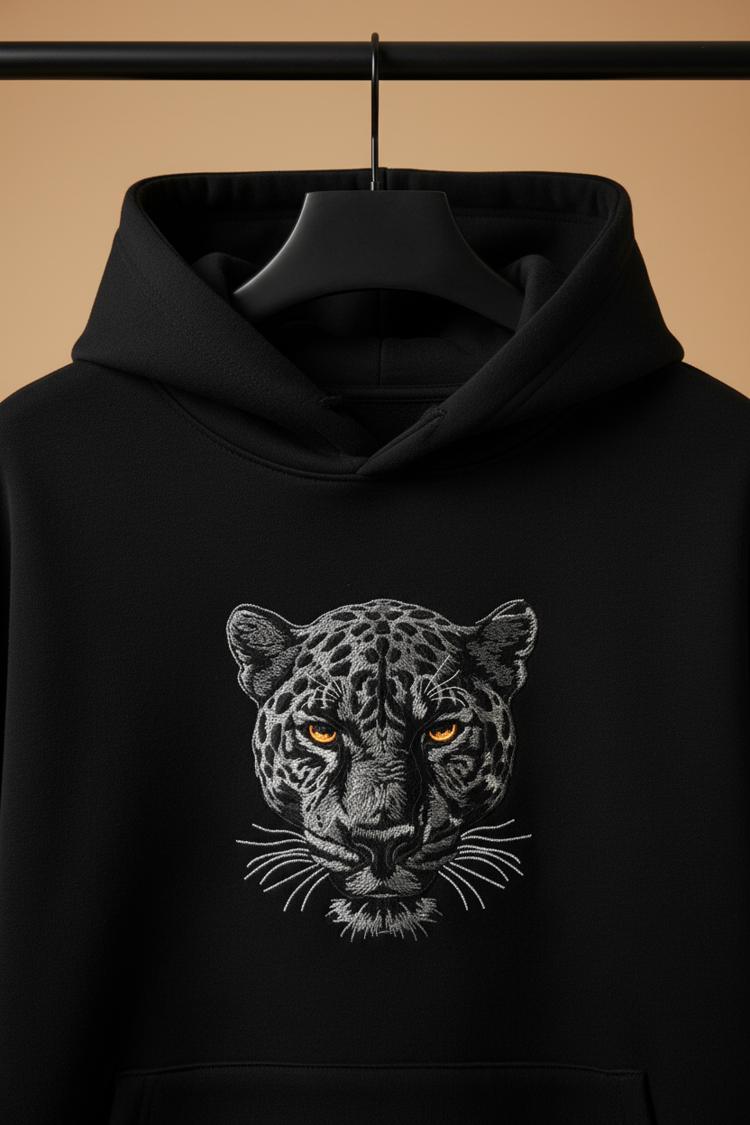 Leopard Hoodie Hanger Shot