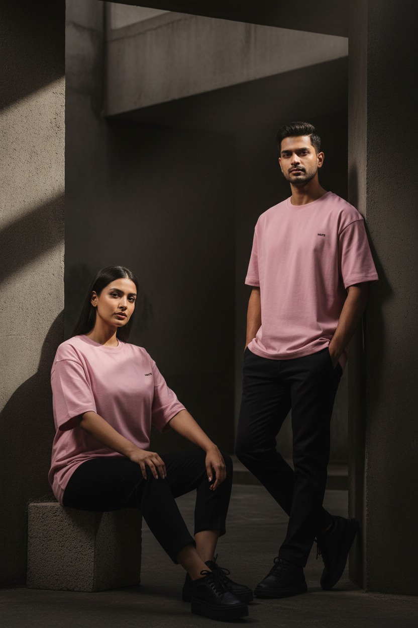 Pink Moody Atmospheric Shot